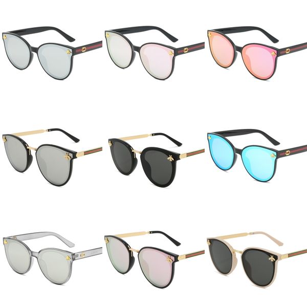 

dsgn co. classic steampunk sunglasses for men and women vintage round sun glasses 11 color uv400#144, White;black