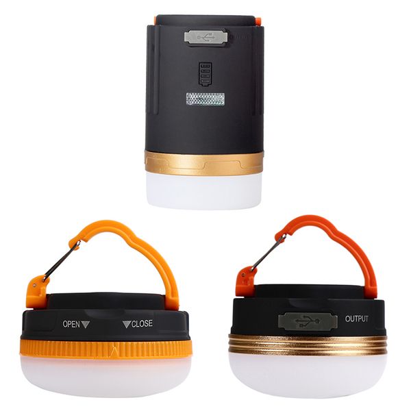 

outdoor led camping tent light usb 3w 5mode rechargeable emergency light magnet adsorption hanging lamp lighting waterproof lamp