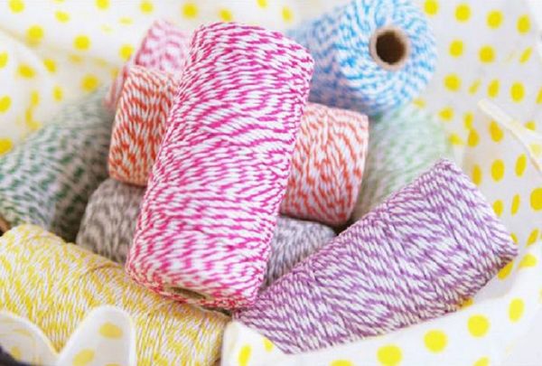 

cotton baker twine 21 colors gift packing double color cotton twine