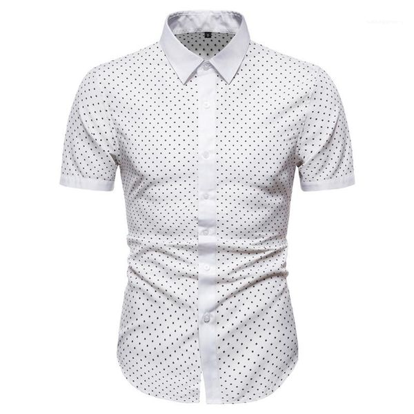 

designer clothes summer mens shirts fashion five-pointed star pattern shirts casual short sleeve natural color shirts mens, White;black