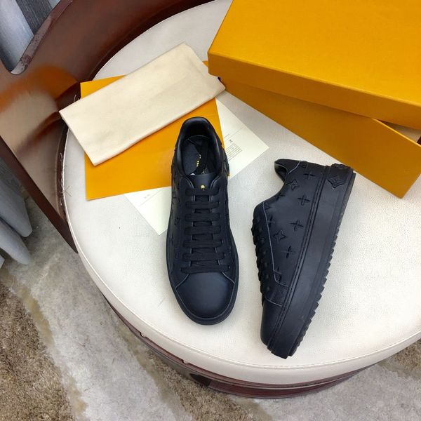 

new arrive time out sneakers women's luxury casual s0hoes designer printed shoes canvas leather shoes loafers,size35-41,with box,gg