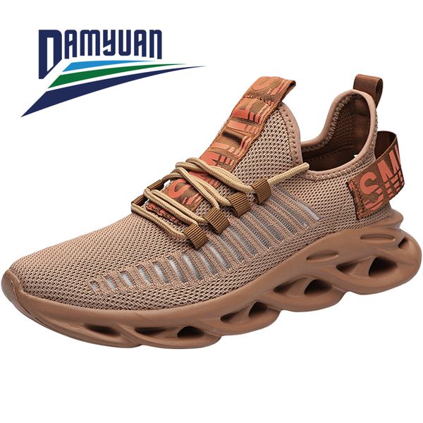 

damyuan 2020 nwe running shoes stylish lace up comfortable summer men's sneakers non-slip wear jogging men's shoes