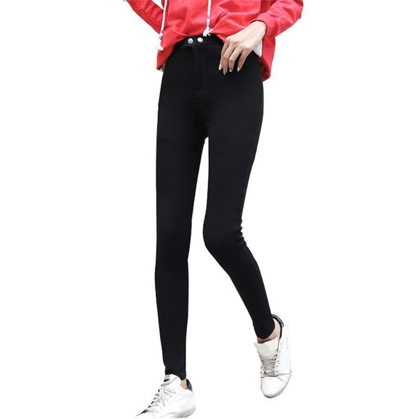 

2020 new plus casual leggings for women girl warm winter bright velvet knitted thick slim legging super elastic trouser x2, White;red