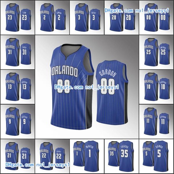 

орландо магия мужчины markelle fultz вучевич эван фурнье аарон гордон мо бамба иконка nba синий заказ джерси, Black