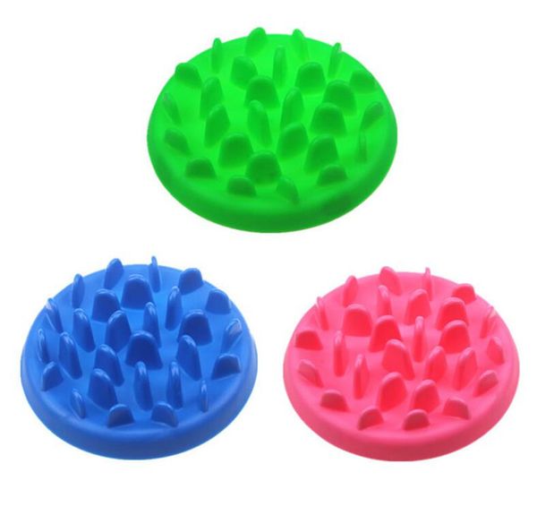 

new home pet dog feeding food dish bowl silicone puppy slow down eating feeder dish for dogs supplies