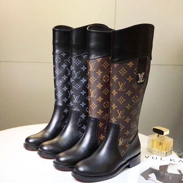 

women boots shoes fashion round toe footwear wedge heels boots zipper shoes women plus size luxury womens boots botas de mu, Black