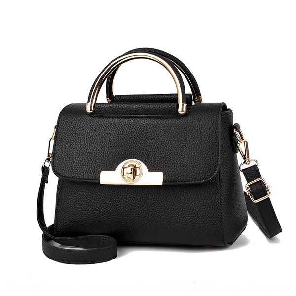 

pu small women's 2020 new fashion taizhou hand satchel small satchel women's fashion lock shoulder messenger bag hand bag, White