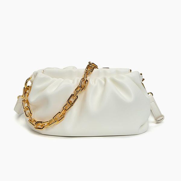 

wholesale white female bags mall ckbv underarm bag thickening chain cloud bag designer bag microfiber folding net red envelope trend 111