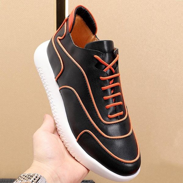 

volte sneaker mens shoes outdoor walking comfortable chunky sneakers sports lace -up casual men shoes zapatillas hombre, Black