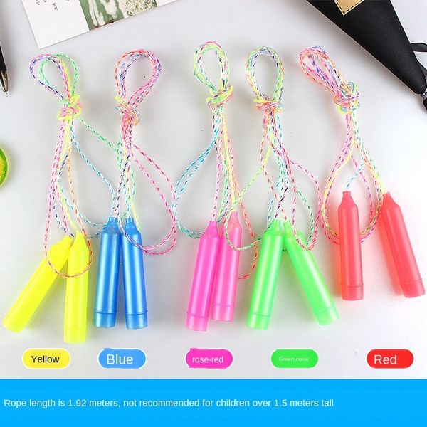 

colorful plastic toy toy rope skipping kindergarten primary school students outdoor toys sporting goods prizes yiwu small commodities