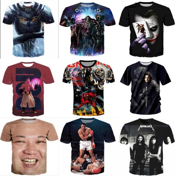 

new arrival funny master rosi 3d t sirt summer ipster sort sleeve tee men women anime dragon ball z t-sirts omme#494, White;black