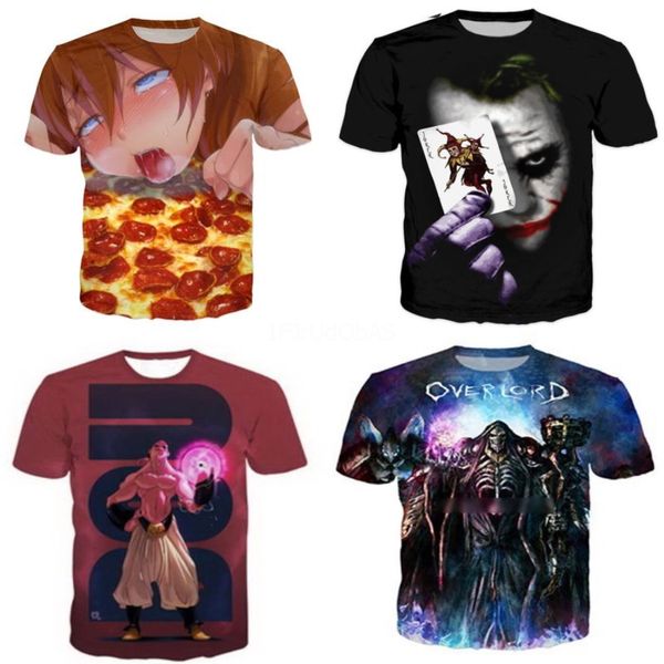 

new anime one room summer arajuku japan printing t-sirt men women t sirt casual #310, White;black