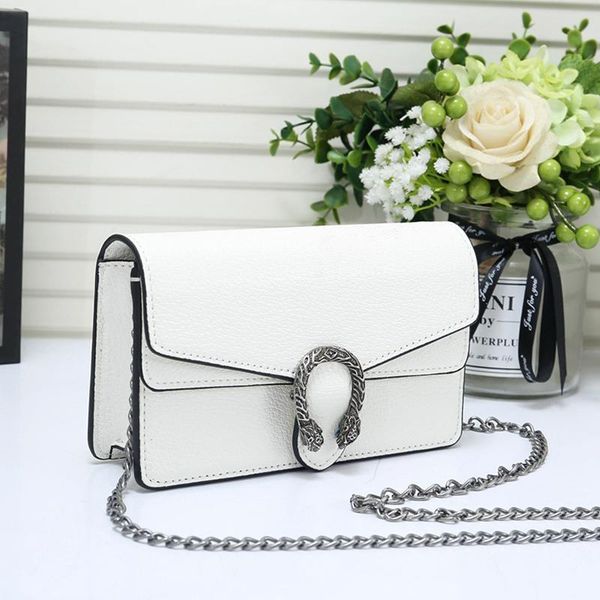 

новое прибытие женского кожаной мини плеча сумки быстрой поставка ретро стиль lady crossbody сумка женщины моды классический цепь посыльная