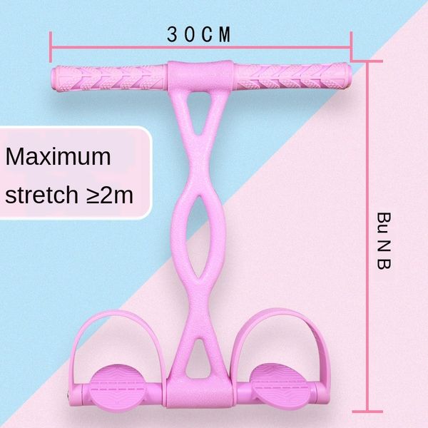 

9ptvs pedal puller sit-up helper household chest expansion fitness training equipment women's multifunctional stretch rope pedal handle