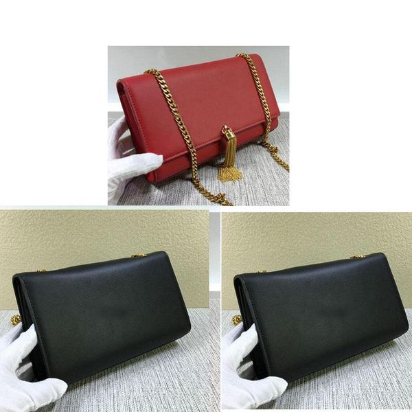 

2020 crocodile pattern handbags designer cowhide real leather red black fashion cowhide gold chain designer