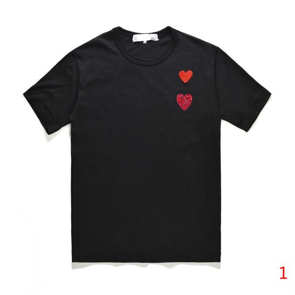 

womens t shirts 2020 new arrival summer casual couple shirts short sleeve tees fashion heart print funny tee wdy2004154, White