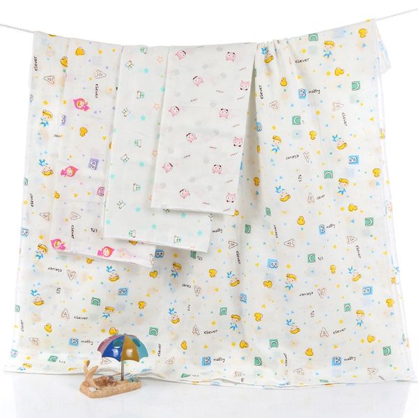 

pure cotton 40-yarn baby double-layer gauze soft bath infant bath towel swaddling towel