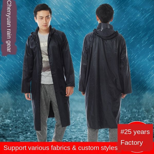 

one clothing body clothes body clothes day nylon thickened long coat raincoat men's and women's jumpsuit raincoat, Red;brown