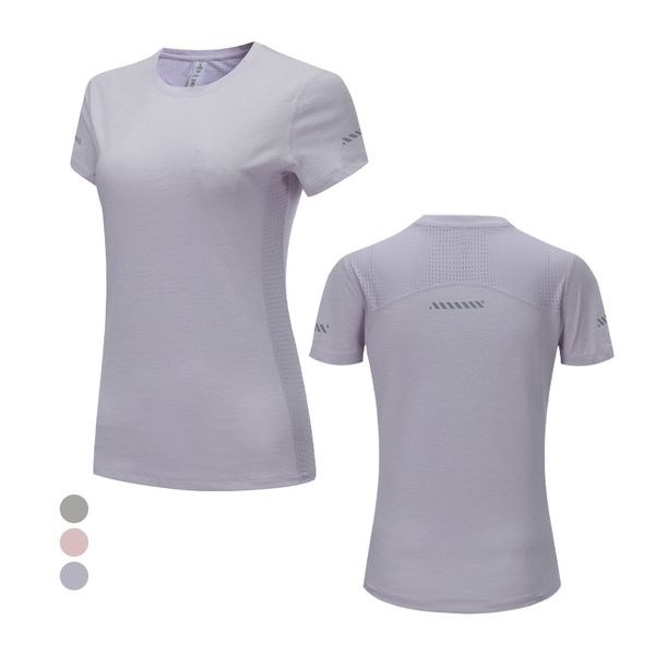 

yoga outfits running short sleeves hollow out breathable mesh sports women t quick dry gym wear workout solid stretchy female top, White;red