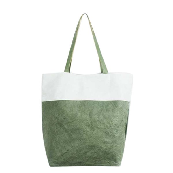 

fashion tote bag women's shoulder bag tote waterproof crossbody green + white