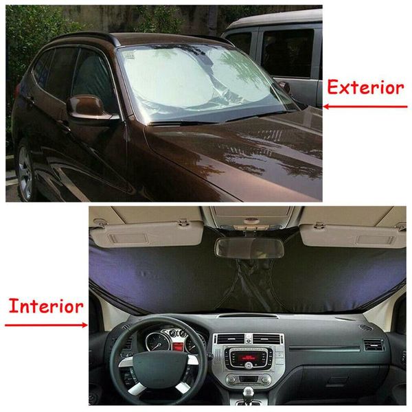 

universal car windshield sunshade reflective sunscreen accessory anti-uv