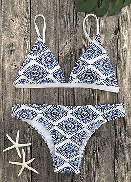 

ladies white floral halter thong biquini swimsuit swim beach wear bathing suit swimwear women brazilian push up bikini, White;black
