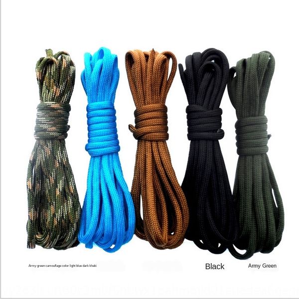 

outdoor emergency umbrella nylon 7-core 7-core umbrella outdoor equipment binding rope life-saving escape tool nylon rope, Silver