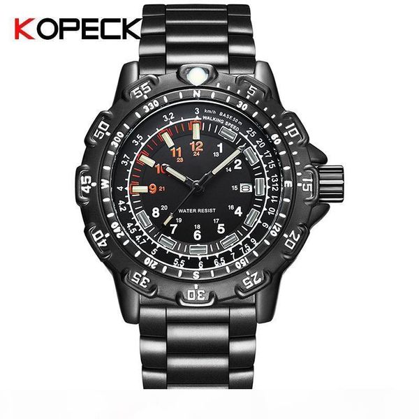 

g копейка sport luminous часы сплава упорная multiple time zone кварцевый наручные часы компас водостойкой часы 8015g, Slivery;brown