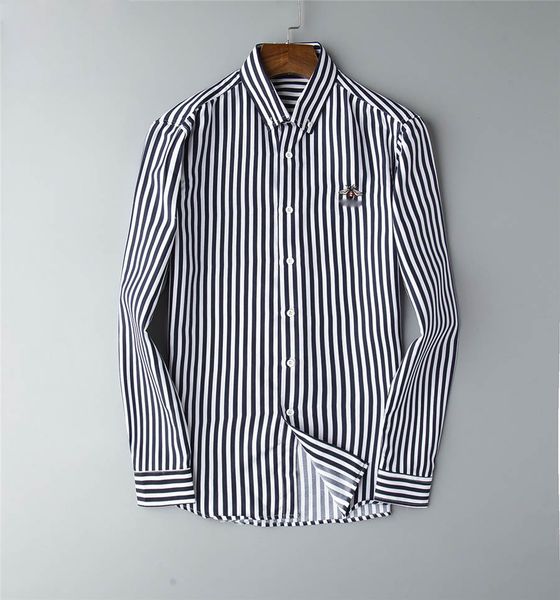 

2020 spring and summer new men's long-sleeved shirt cotton shirt men's polo casual sturdy dress men's shirt fashion ing, White;black