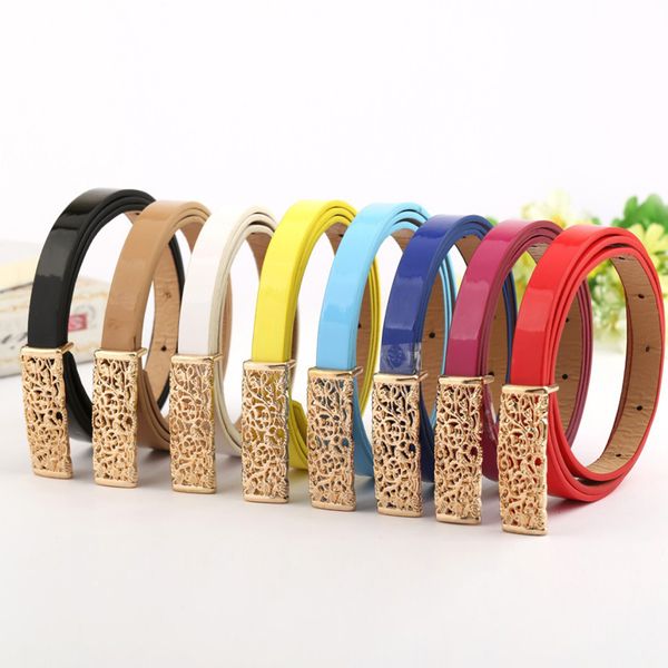 

hollow luxury korean women's belt women's summer simple simple wild ladies belt women designer belts men high quality, Black;brown