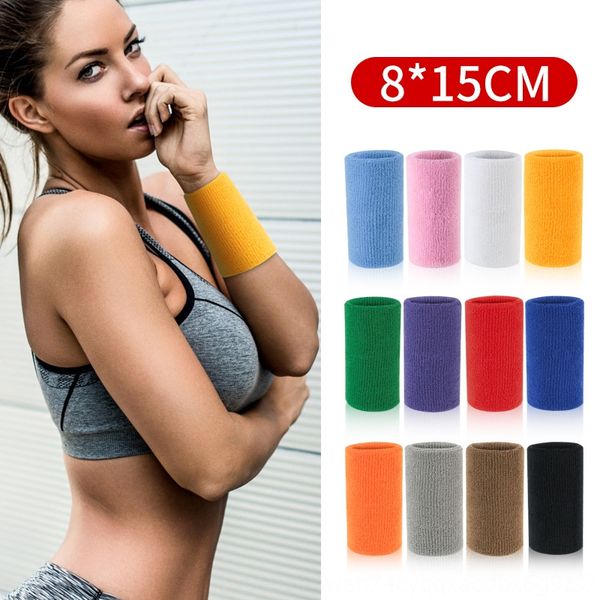 

u7ct8 sweat-absorbing breathable towel knitted basket sports wristband ball wool ball badminton badminton tennis fitness weightlifting prote, Black;red