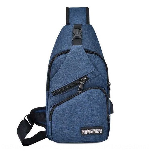 

chest men's messenger shoulder casual shoulder bag multi-functional waterproof 2020 new all-match crossbody chest bag, White