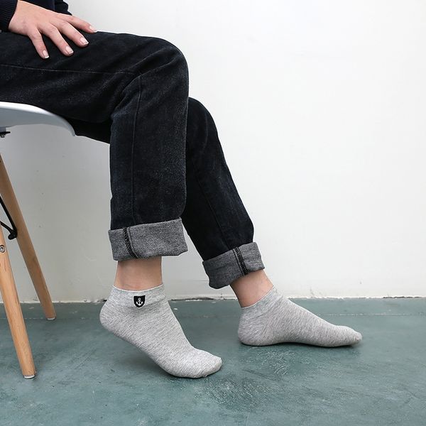 

cotton boat solid color men's cotton boat spring and summer casual socks men's socks fashion brand, Pink;yellow