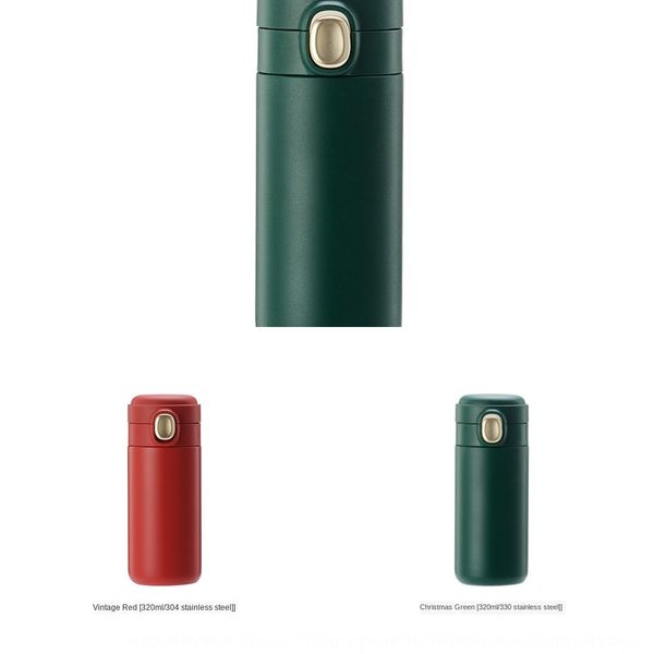 

portable student thermos simple solid color couple thermos cup office cup lettering