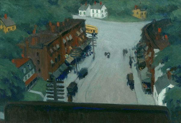 

edward hopper american village home decor handpainted &hd print oil paintings on canvas wall art pictures 200802