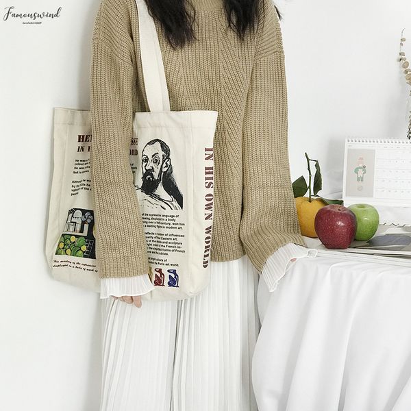 

women canvas shoulder bag henri matisse colourist printing shopping bags students book bag cotton canvas cloth handbags tote for girls