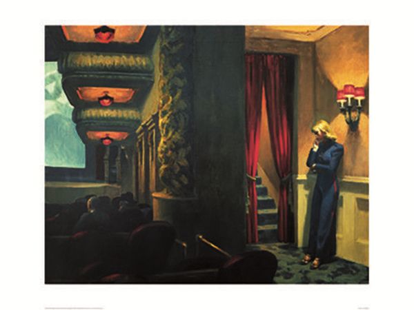 

new york movie edward hopper fine art giclee painting home decor handcrafts /hd print oil painting on canvas wall art canvas pictures 200