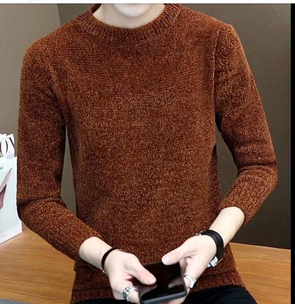 

2020 spring and autumn with new style fashion long sleeve round collar set head men's sweater coat, White;black