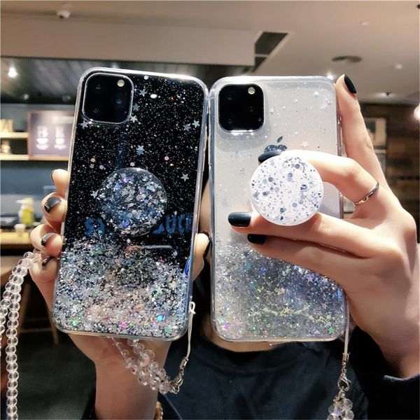 

bling glitter soft clean case for iphone 11 pro max xr x xs 6s 7 8 plus series holder socket cover zlstore007 lodza