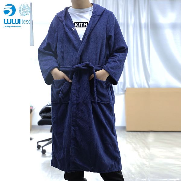 

kkscq wuji nightgown tie cardigan long autumn home wear japanese bathrobe men's bathrobe pajamas air conditioning pajamas loose air-con