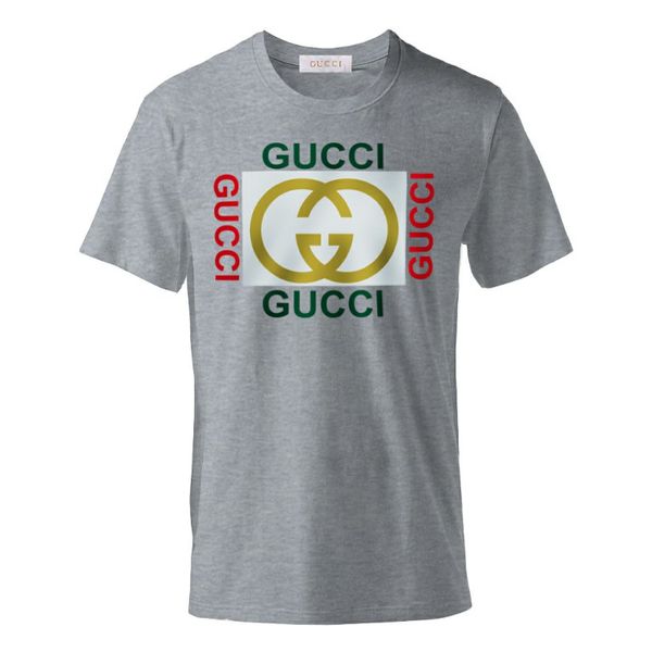 

2020 gu̴cci letter man printing t shirt male short sleeve style, White