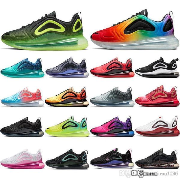

with socks 2019 air cushion sneaker breathable shoes triple black noen sunset gym red volt pink rise mens trainers 36-45
