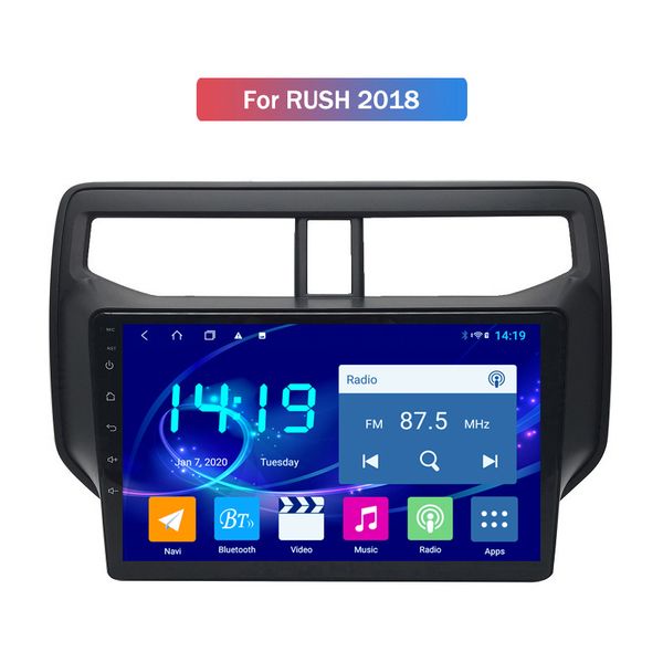 

android 10,1 car radio stereo 9-дюймовый ips hd gps navigation dsp video player 4g + 64g для toyota rush 2018
