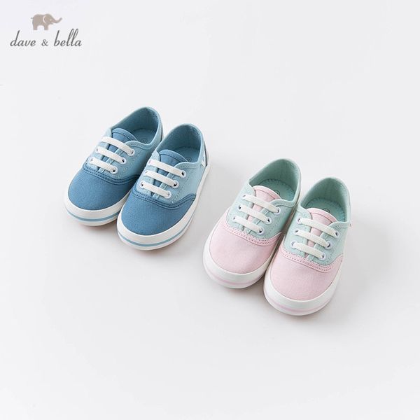 

dbx15266 dave bella autumn baby girl boys fashion canvas shoes new born casual shoes, Black