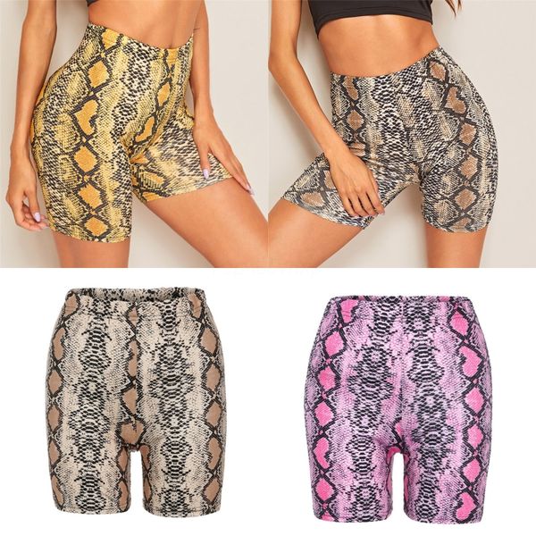 

high biker yoga shorts for women sports gym running workout cycling fitness push up athletic active tights#261, White;red