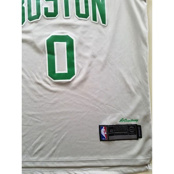 

354 basketball jerseys tatum #0 grey s-xxl stitched jersey, Black;white