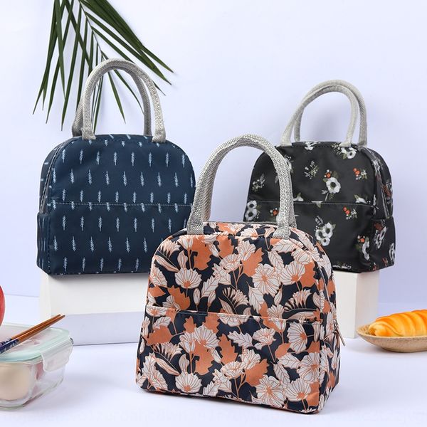 

new printing portable thermal insulation ice simple all-match ice travel portable lunch bag student lunch bag