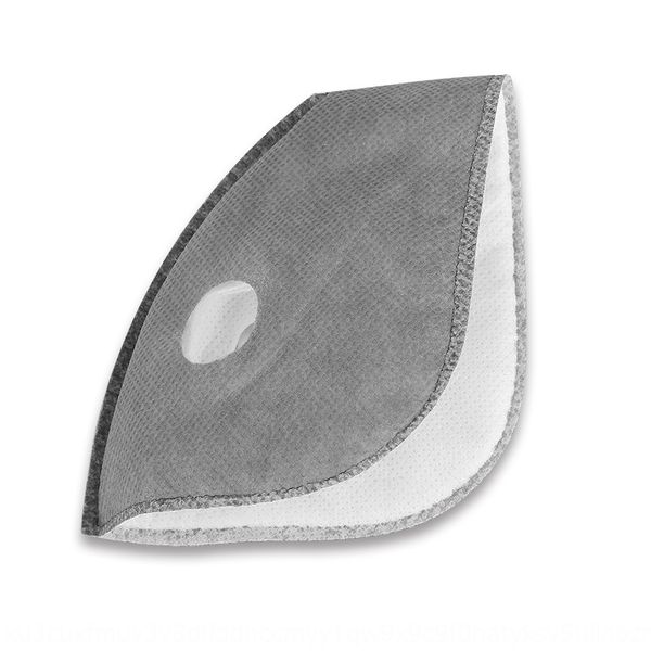 

5-layer bicycle riding anti-haze liner detachable lining activated accessory mask carbon mask accessories filter element, Black