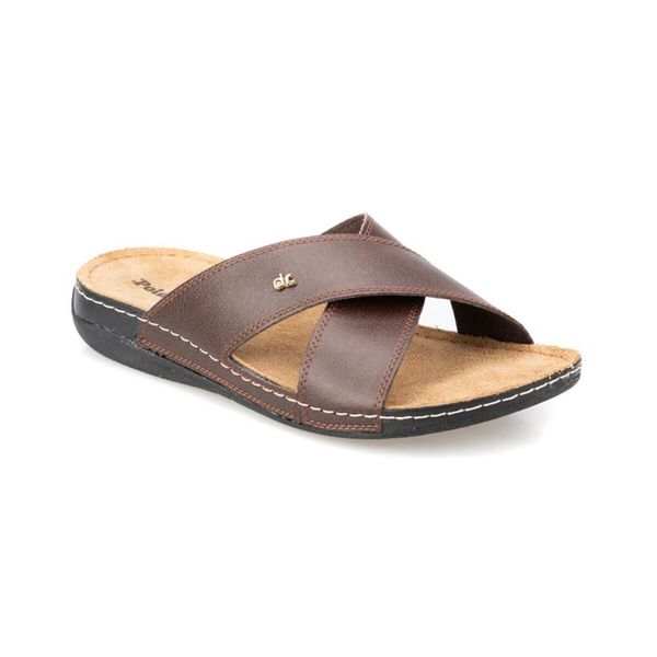 

flo 91.150534.m brown mens slippers polaris, Black