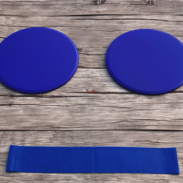 

nu0j9 fitness sliding two-piece set yoga foot-stepping sliding plate abdominal muscle vest vest line training plate pu lati resistance circl